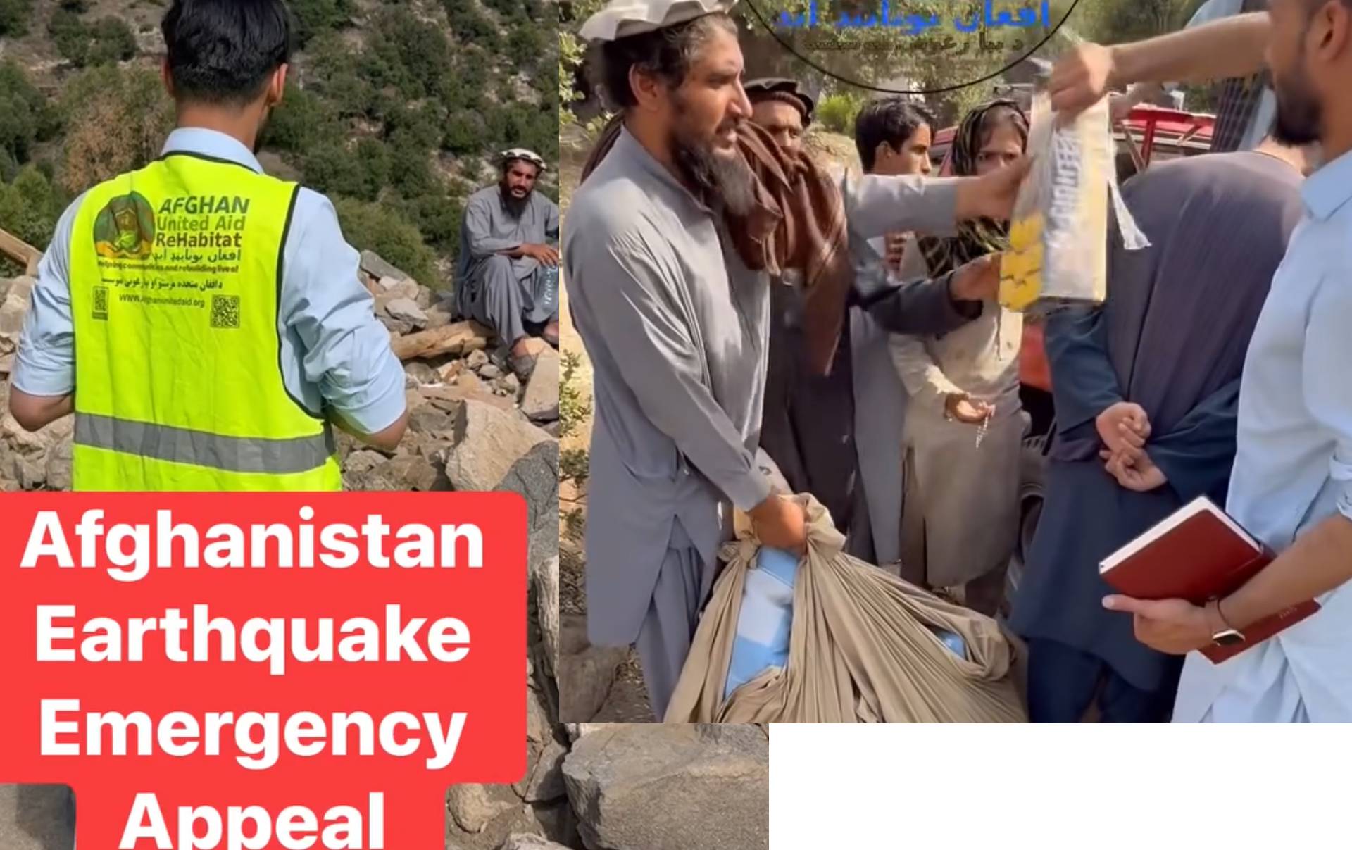 An elderly man collects his belongings from his damaged home after heavy flooding in Baghlan province in northern Afghanistan Saturday, May 11, 2024. Flash floods from seasonal rains in Baghlan province in northern Afghanistan killed dozens of people on Friday